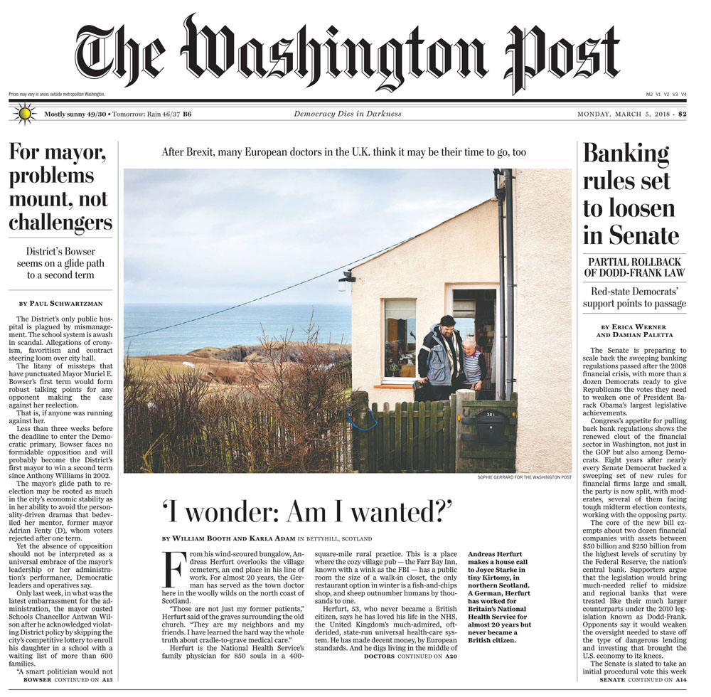 Brexit For The Washington Post Sophie Gerrard